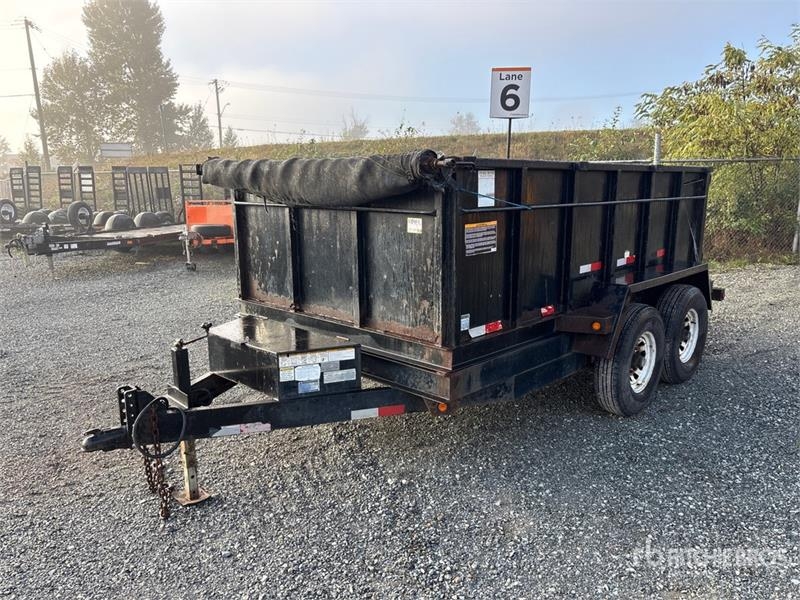Remorque benne Utility Snake River 12 ft T/A Dump — occasion 2007