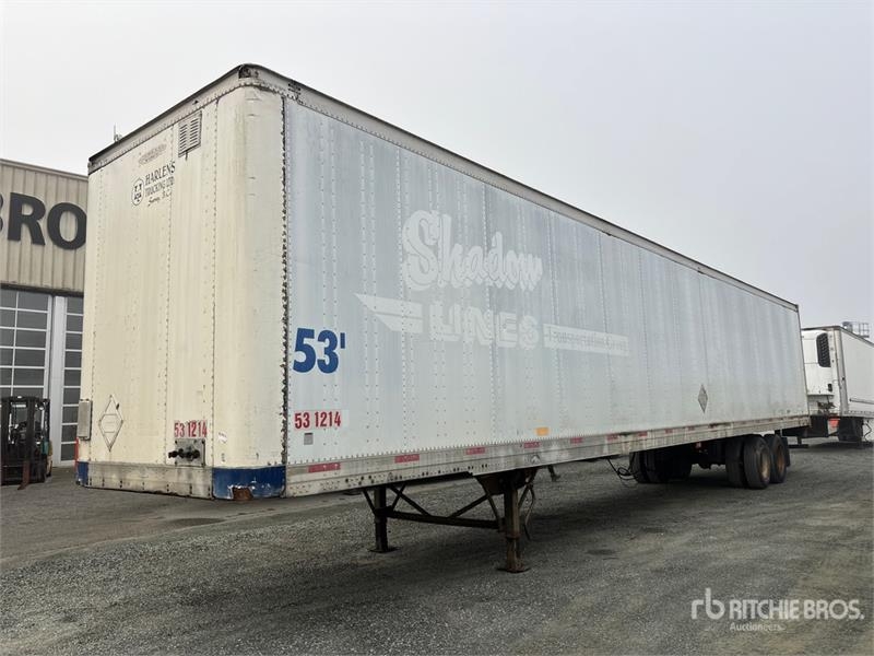 Remorque fourgon Trailmobile 53 ft x 102 in T/A Van — occasion 2002