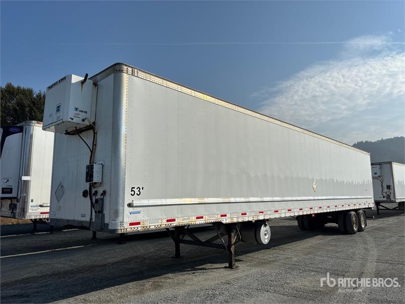 Vanguard 53 ft x 102 in T/A Heated Van Trailer