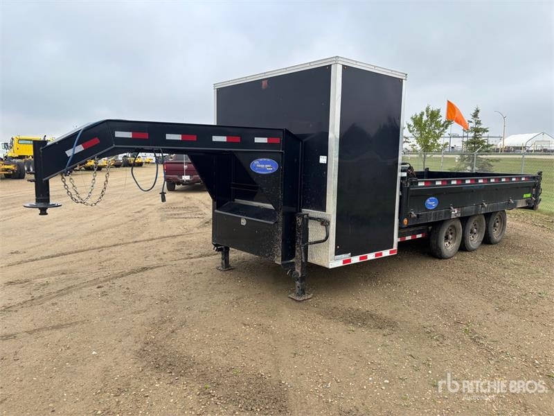 16 ft Tri/A Gooseneck Dump Utility Trailer