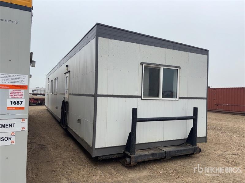 52 ft x 12 ft Skid-Mounted Mobile Workshop