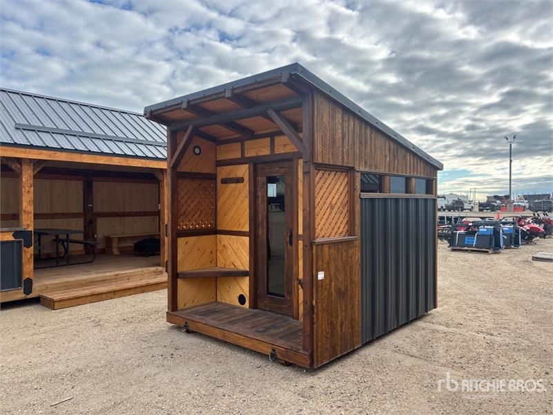 8 Ft x 10 Ft Wooden Sauna (Unused)