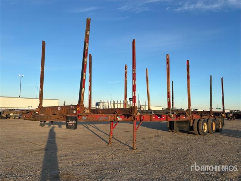 Remorque grumière Advance 48 ft Tri/A Hayrack Log — occasion 1999