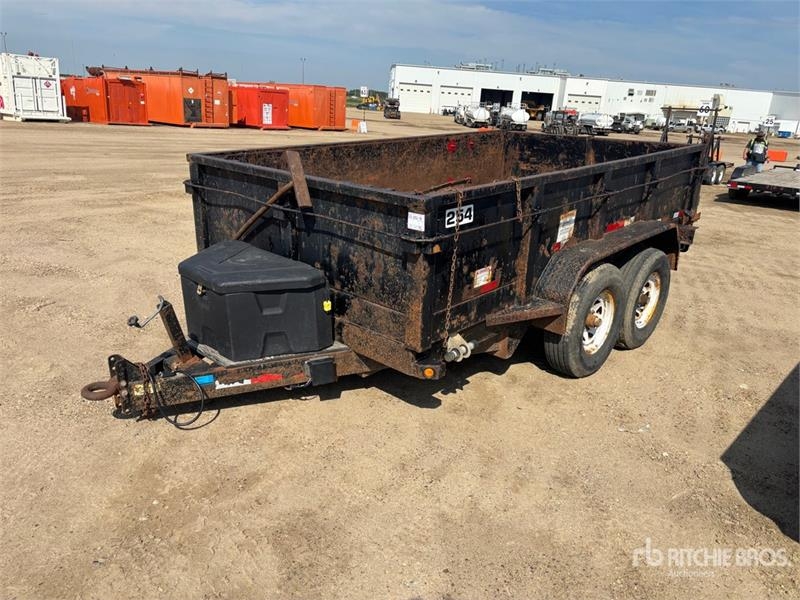 Big Tex 12 ft T/A Dump Utility Trailer
