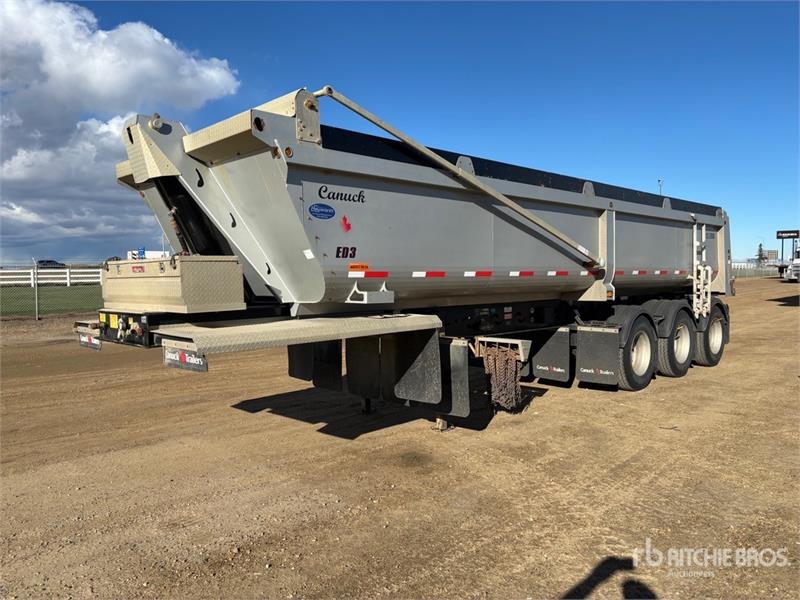 Remorque benne Canuck 33 ft Tri/A End Dump — occasion 2025