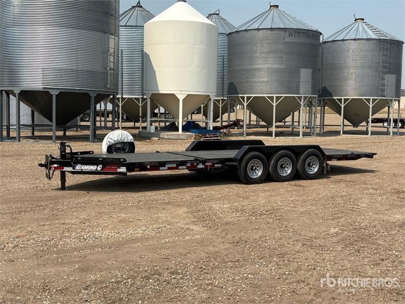 Diamond C 24 ft Tri/A Tilt Deck Trailer