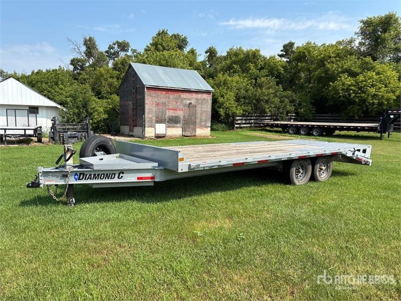 Remorque porte-engins Diamond C 7000 lb 20 ft T/A Equipment — occasion 2024