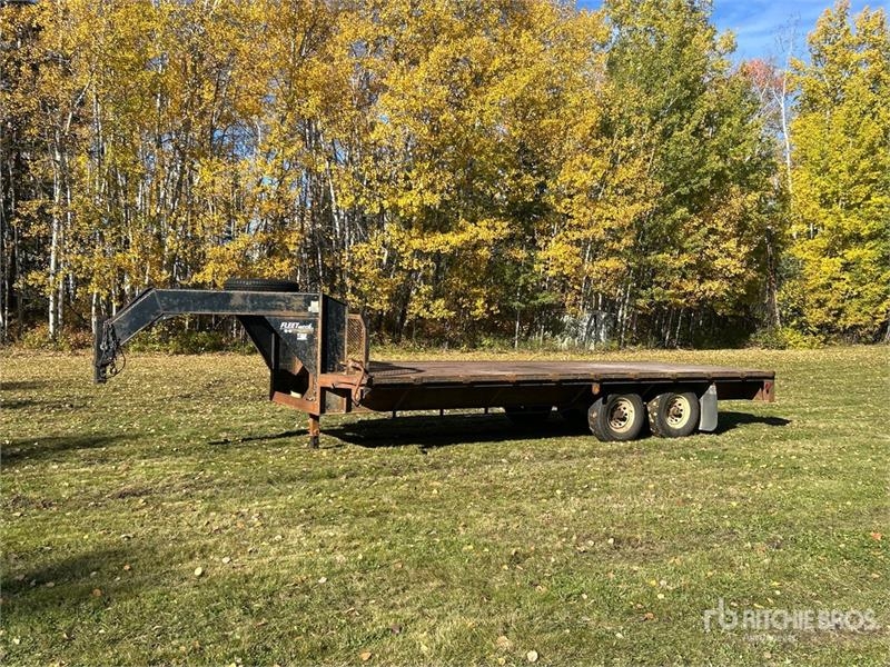 Remorque à ridelles Diamond C 20 ft T/A Gooseneck Flatbed — occasion 1994