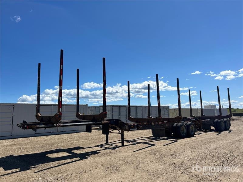 Doepker T/A B-Train Lead Hayrack Log Trailer