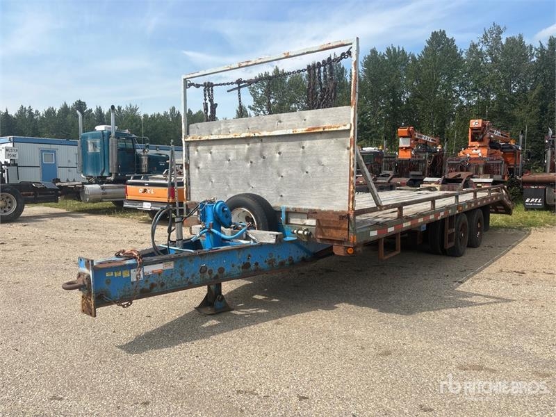 Double A A 29 ft T/A Equipment Trailer