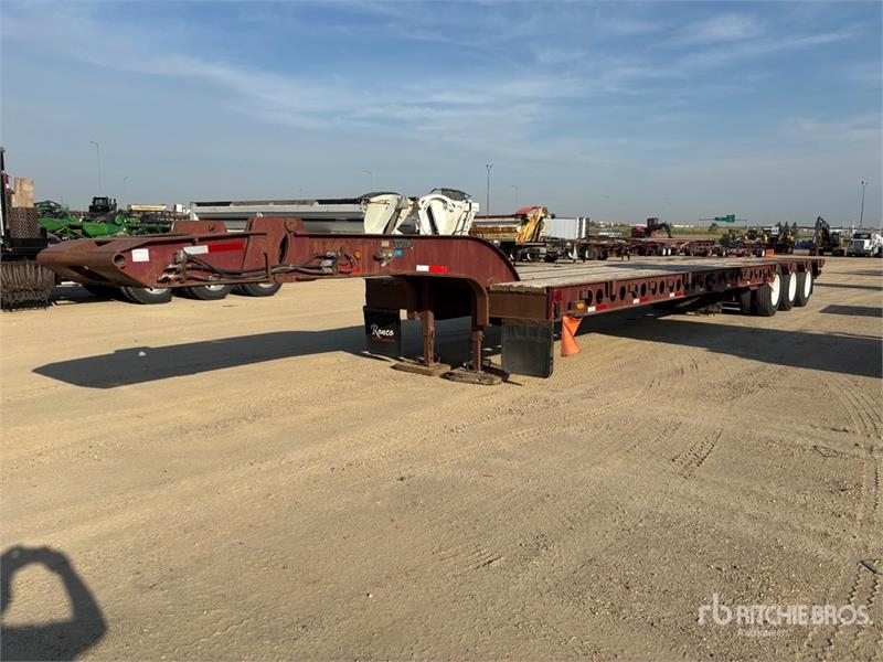 Remorque surbaissée Dyna-Haul 30000 kg Tri/A Lowboy — occasion 1982