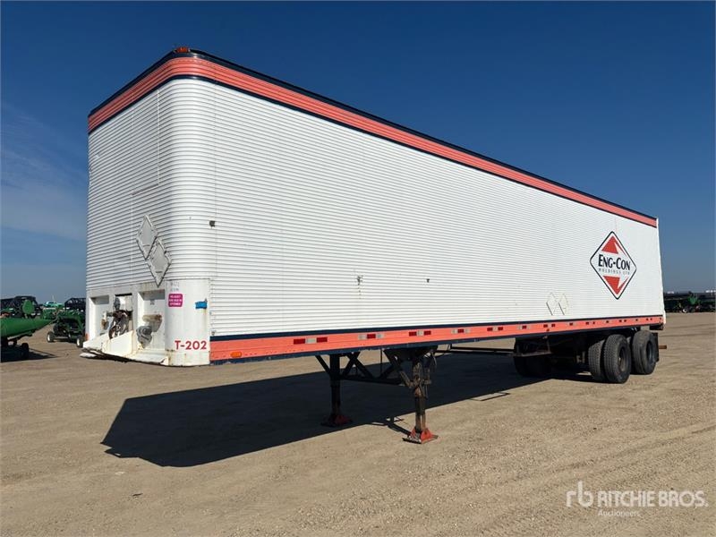 Fruehauf 45 ft x 102 in T/A Storage Van Trailer