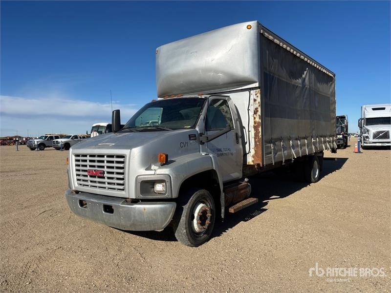 Camion PLSC GMC C6500 4x2 Curtain Side — occasion 2009