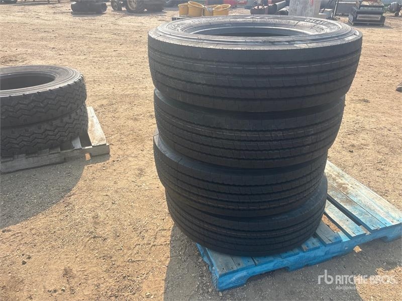 Goodyear of (4) Goodyear 275/70R22.5 Tires (Unused)