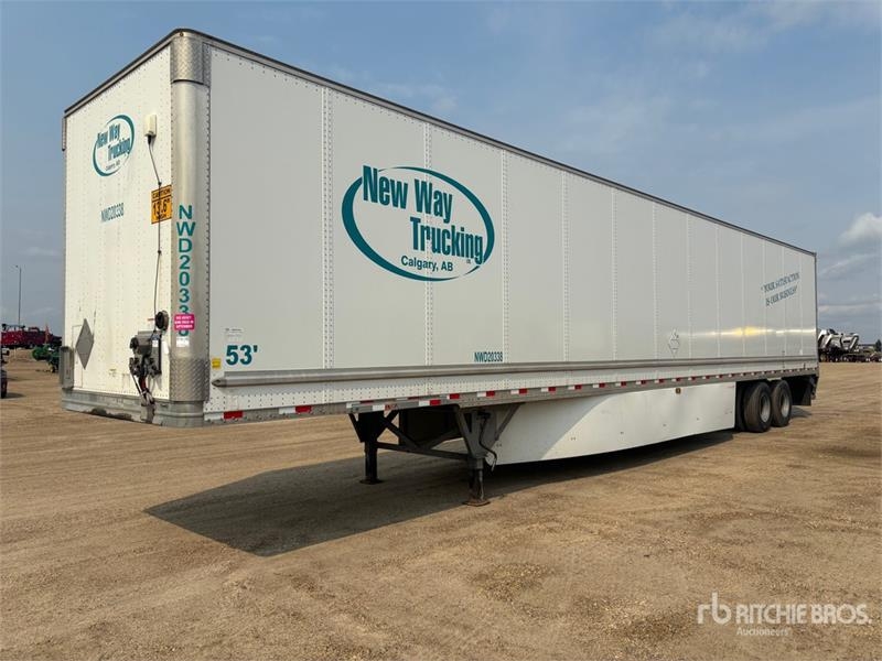 Hyundai 53 ft x 102 in T/A Van Trailer