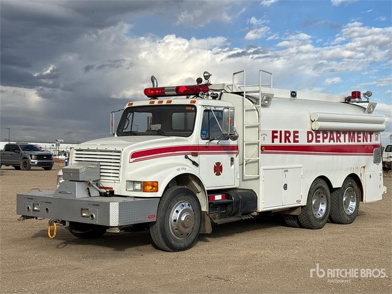 Camion de pompiers International 4900 — occasion 1990