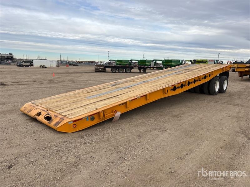 Remorque à ridelles Knight 40 ft 16-Wheel Flatbed — occasion 1978