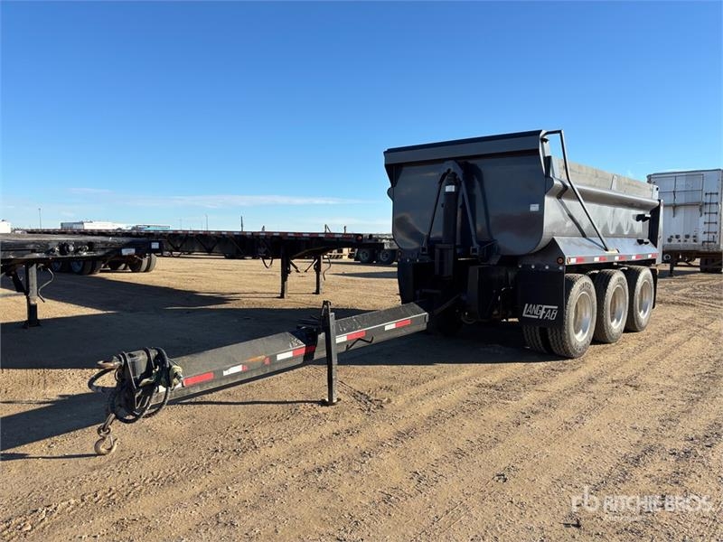 Remorque benne Langfab 16 ft Tri/A Pup Dump — occasion 2011
