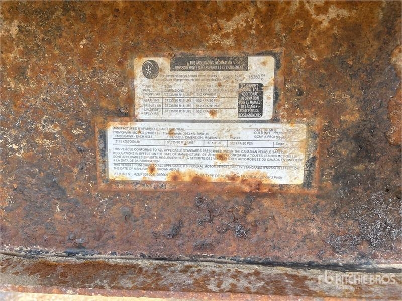 Load Trail 25 ft Tri/A Equipment Trailer