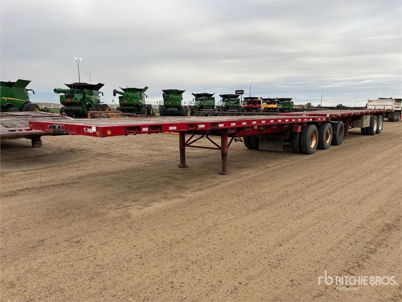 Remorque à ridelles Lode King 32 ft Super B-Train Lead Flatbed — occasion 1999
