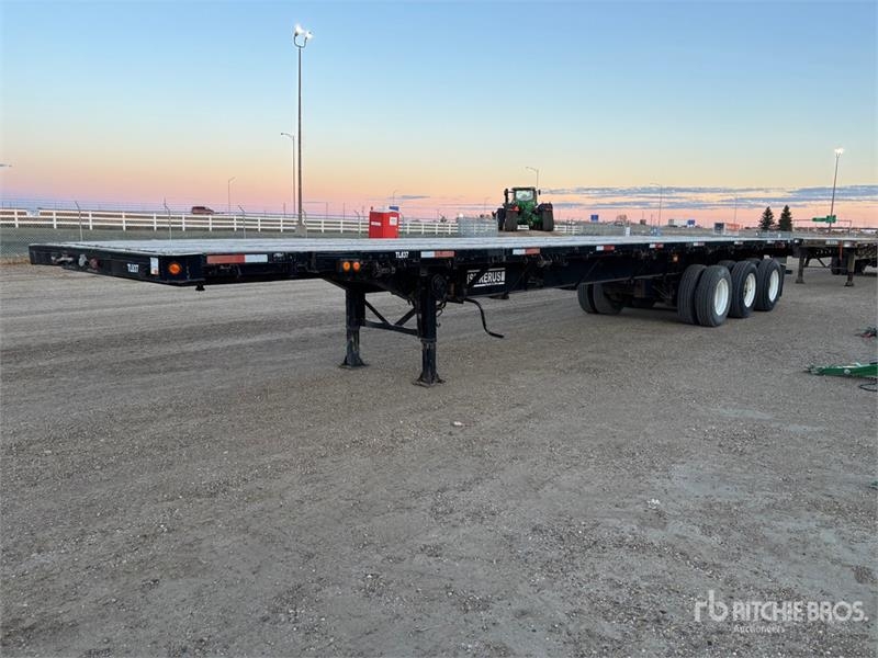 Remorque à ridelles Manac 48 ft Tri/A 48 ft Extendable Flatbed — occasion 1997