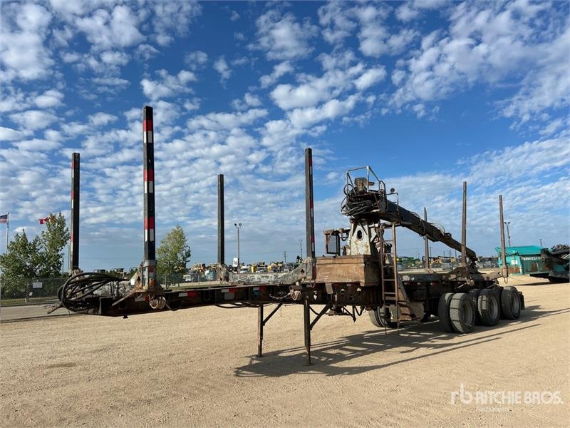 Manac 48 ft Tri/A Self-Loading Log Trailer