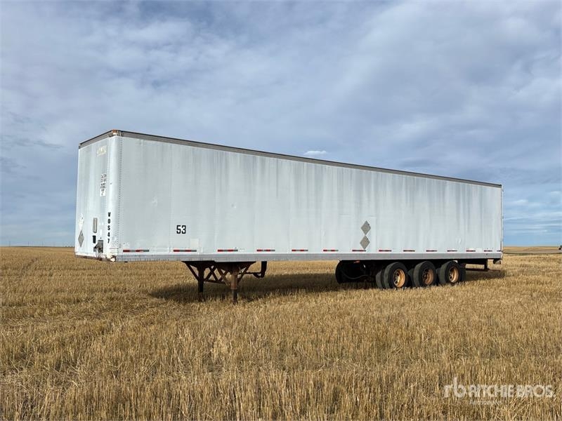 Remorque fourgon Manac 53 ft Tri/A Van — occasion 1996