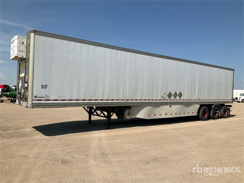 Manac 53 ft x 102 in Sliding Tri/A Heated Van Trailer