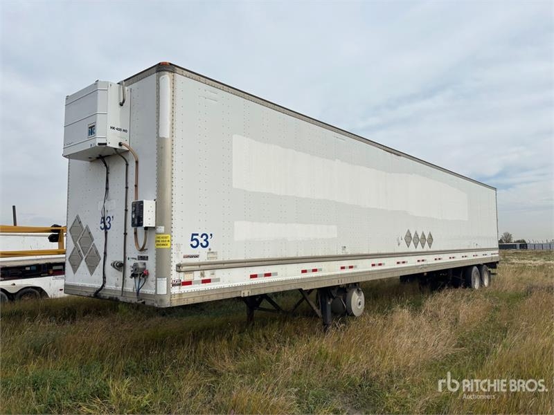 Remorque fourgon Manac 53 ft x 102 in T/A Heated Van — occasion 2010, 11 042 h