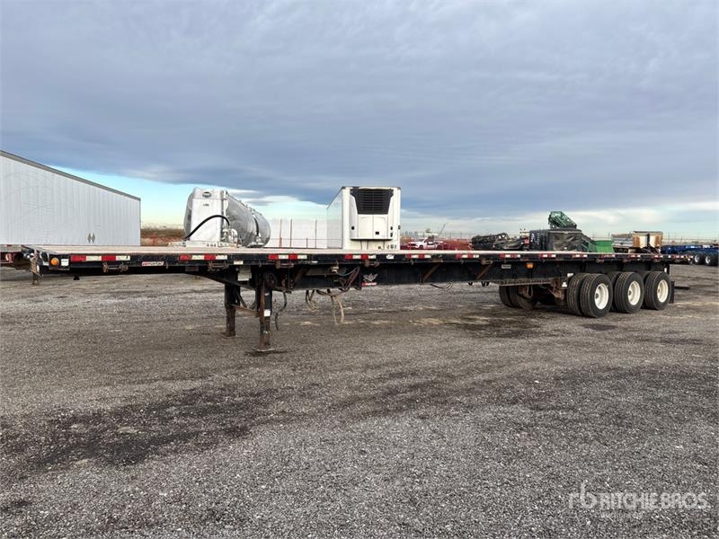 Remorque à ridelles Manac Tri/A 53 ft - 90 ft Extendable Flatbed — occasion 2017