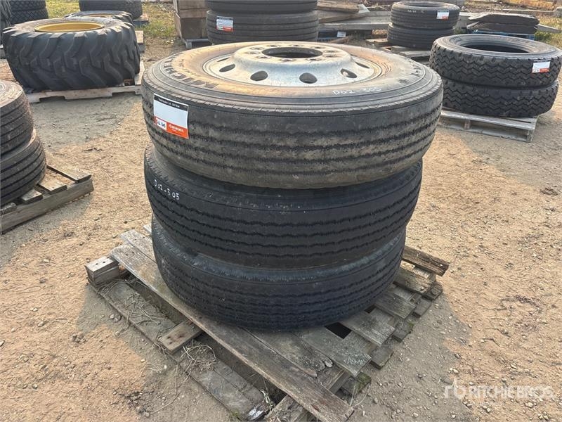 Michelin of (3) Michelin 11R24.5 Tires