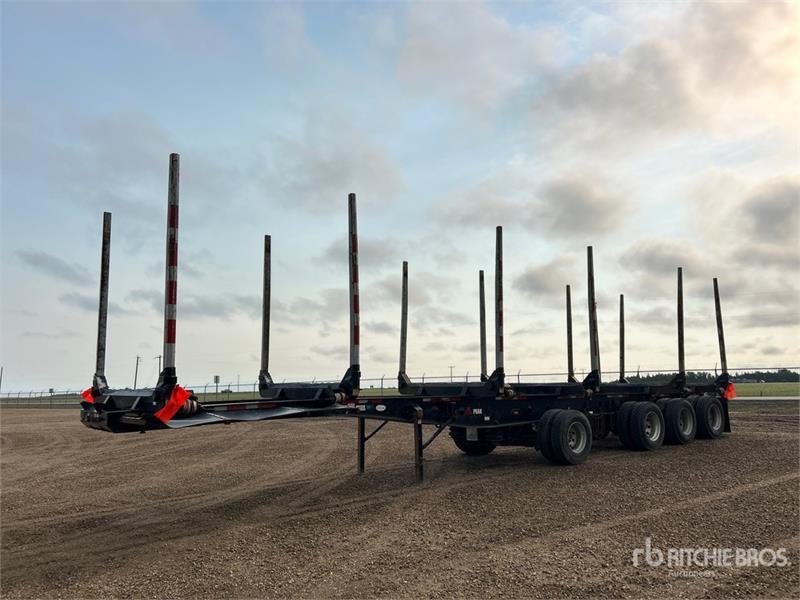 Peak 50 ft Quad/A Hayrack Log Trailer