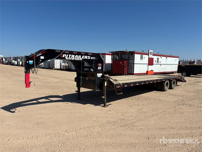 Remorque porte-engins PJ 3F302 30 ft T/A Gooseneck Equipment — occasion 2023