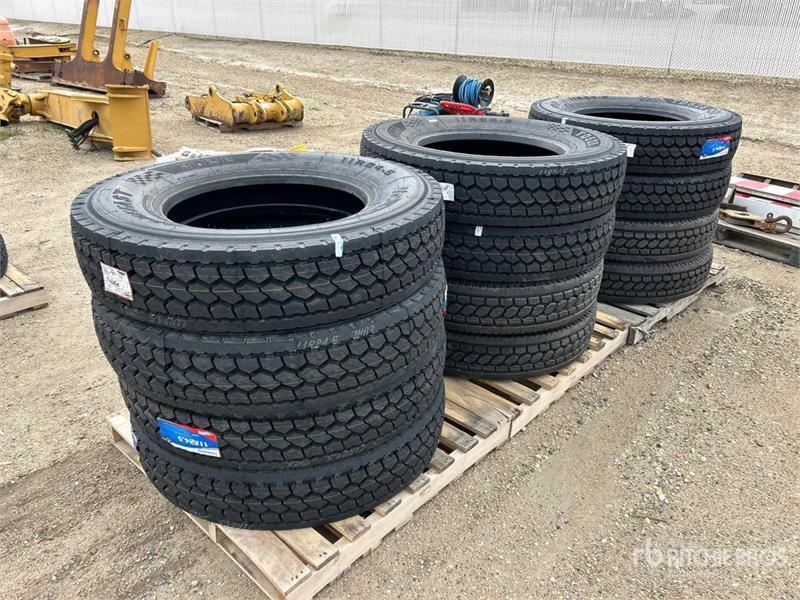 Quantity of (12) 11R24.5 Tires (Unused)