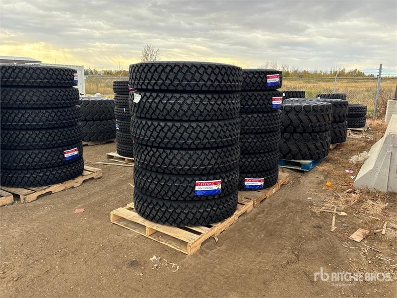 Pneu, roue et jante Quantity of (12) Taitong 11R24.5 Tires (Unused) — occasion