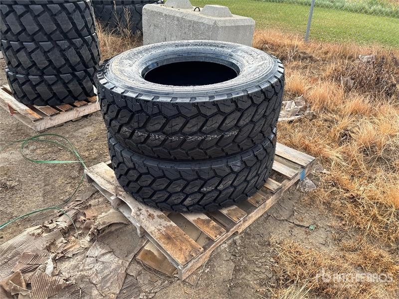 Pneu, roue et jante Quantity of (2) Boto 385/65R22.5 Tires (Unused) — occasion