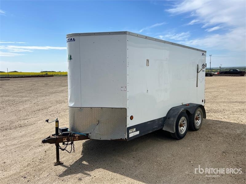 Royal 12 ft T/A V-Nosed Enclosed Trailer