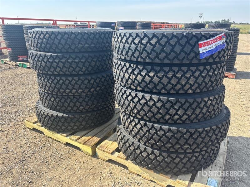 Taitong of (10) Taitong 11R24.5 Trailer Tires (Unused)