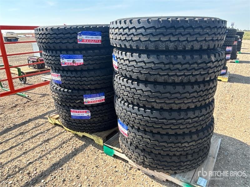 Taitong of (12) Taitong 11R24.5 Trailer Tires (Unused)