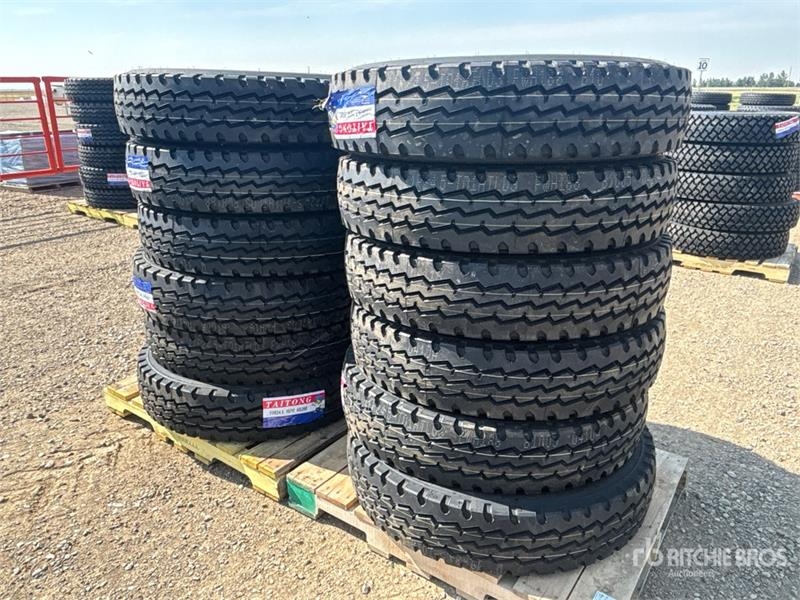 Taitong of (12) Taitong 11R24.5 Trailer Tires (Unused)