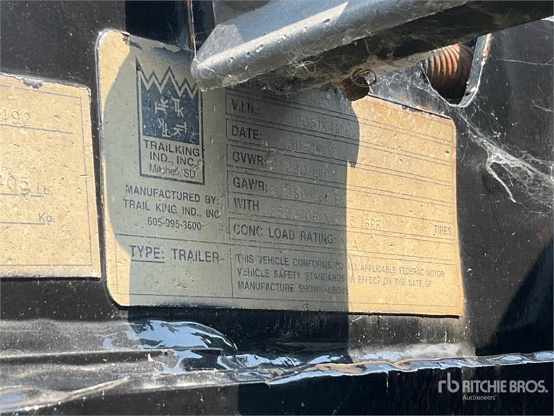 Trail King Industries Industries S/A Booster Axle