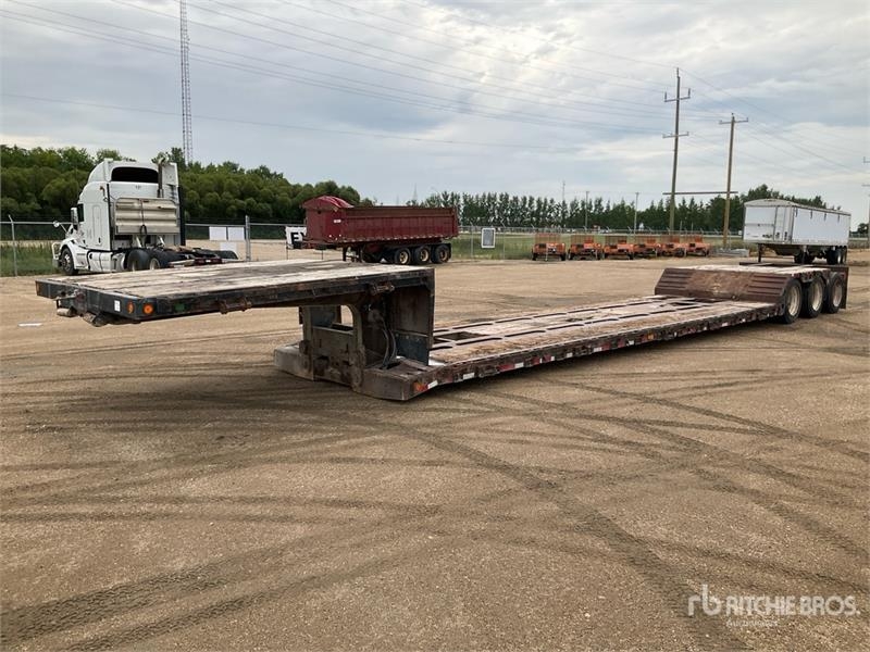 Remorque surbaissée Trail King T/A Extendable Removable Gooseneck Lowboy — occasion 1995