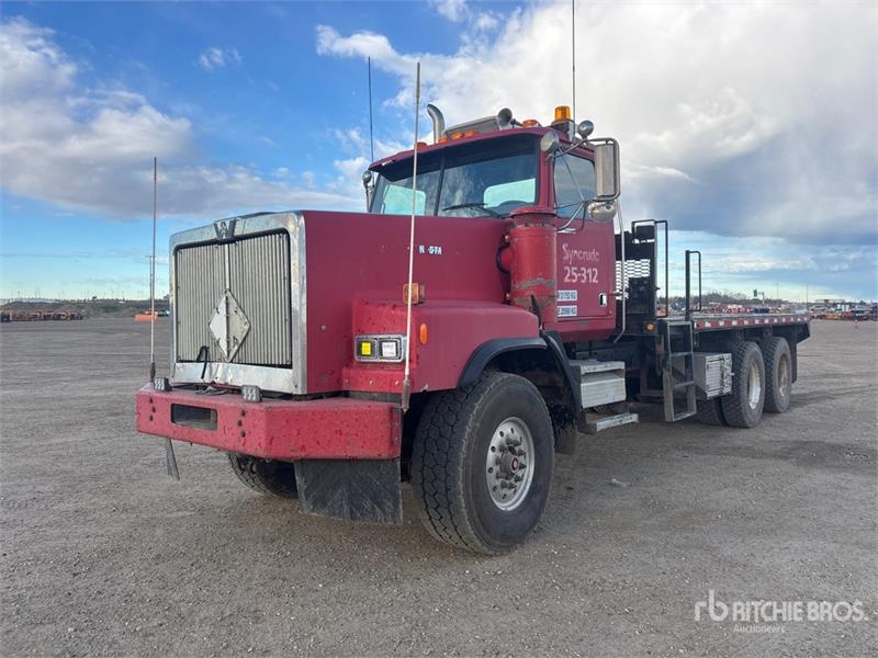 Camion plateau Western Star 6900 6x4 Flatbed — occasion 2004