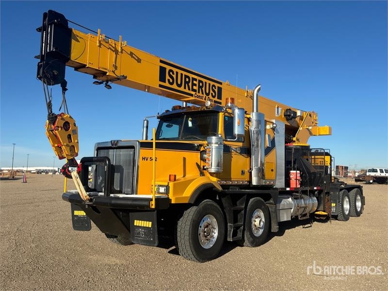 Camion plateau grue Western Star West 35 ton Straight on Western Star 4 — occasion 2014