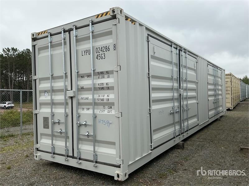 Conteneur de stockage 40 ft High Cube Multi-Door Storage Container — occasion 2026