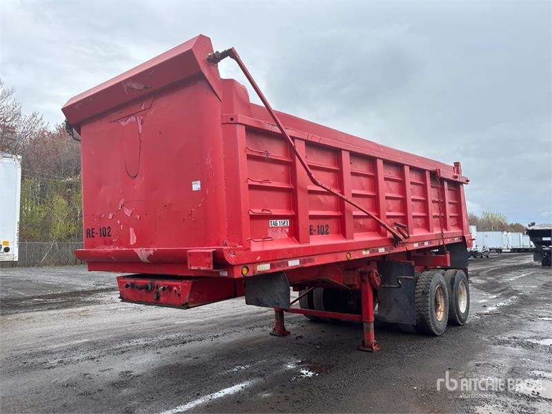 24 ft T/A End Dump Trailer (Inoperable)
