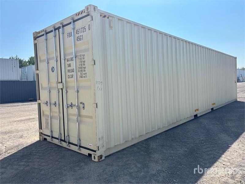 40 ft High Cube Storage Container