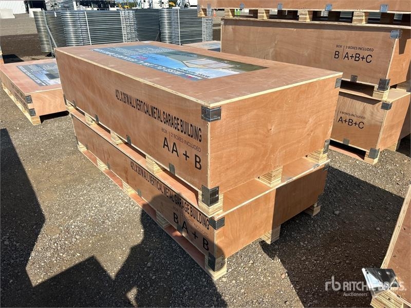 AGR-MS2642 42 ft x 26 ft All Vertical Metal Garage