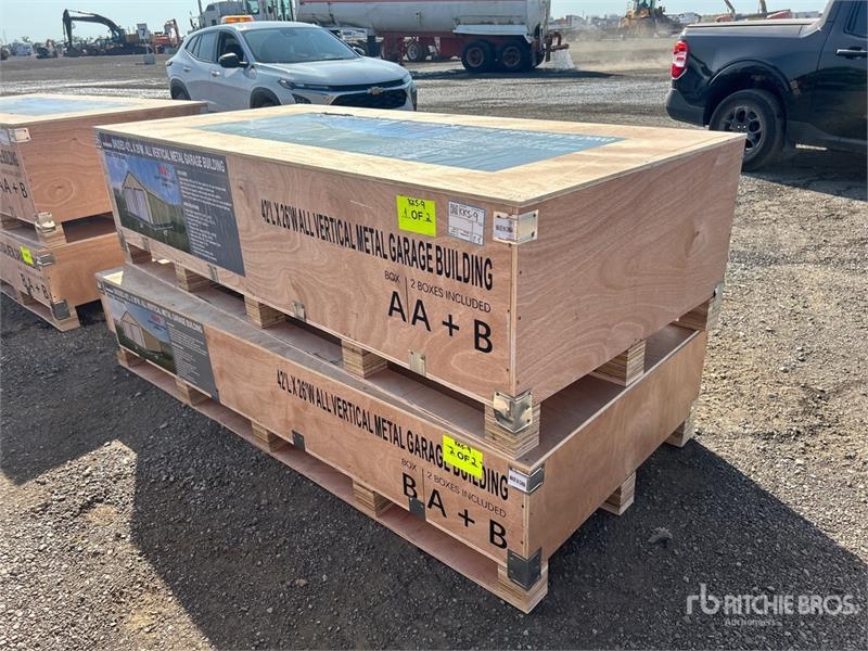 AGR-MS2642 42 ft x 26 ft All Vertical Metal Garage