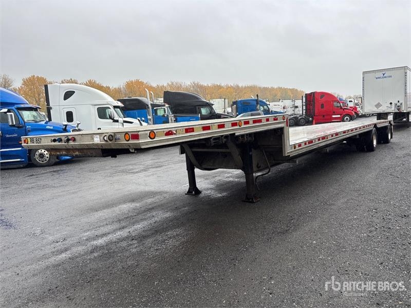 Remorque surbaissée Alutrec 48 ft T/A Spread Axle Step Deck — occasion 2005